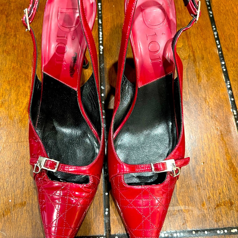 Red Dior pumps, size 36eur / 6US